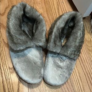 Pottery Barn Faux-Fur Women's Slippers